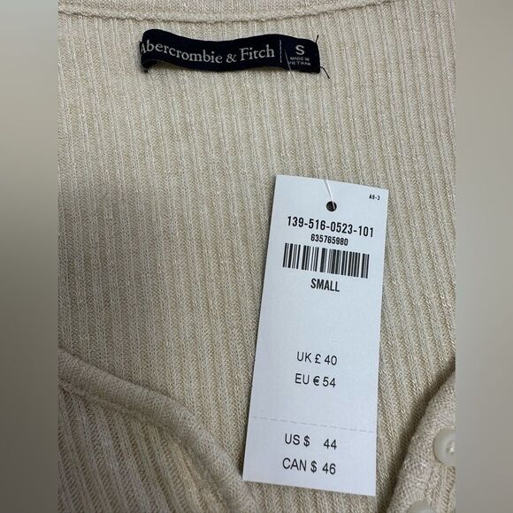 Abercrombie & Fitch Long Sleeve‎ Henley SMALL - Picture 15 of 16